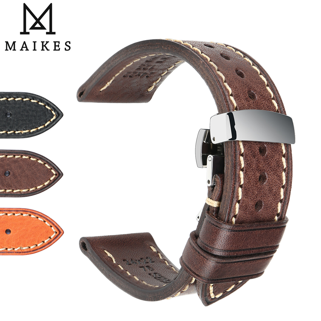 Suede Strap Watch - Pulseira de relógio artesanal de luxo,