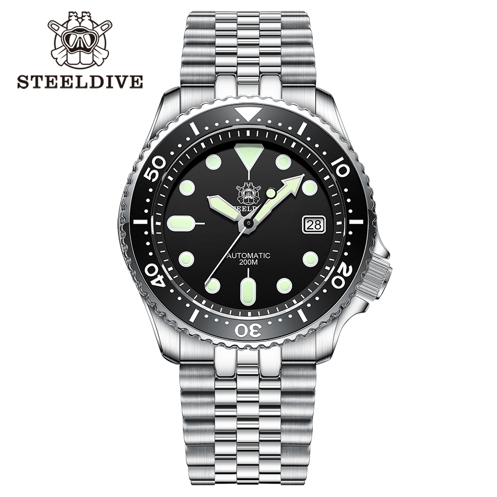 Seiko Watch Presage - Relógio Masculino Steeldive Oficial SD1973, Relógio
