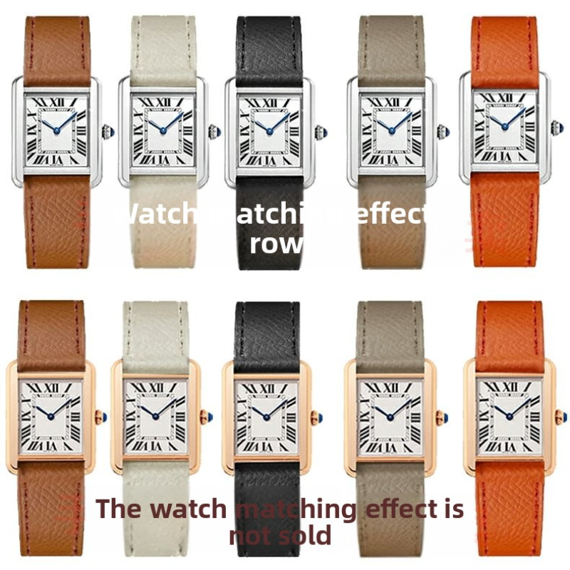 Cartier Watch Tank - Pulseira de relógio em couro macio