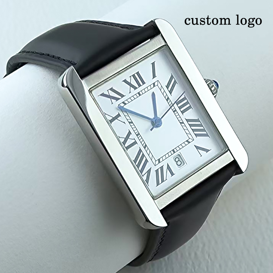 Cartier Watch Tank - Relógio de Quartzo de Alta Qualidade,